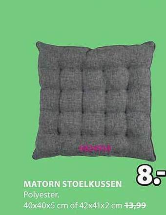 Jysk Matorn stoelkussen aanbieding