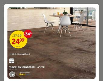 Brico Vloer en wandtegel jasper aanbieding