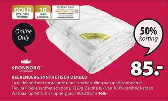Beerenberg synthetisch dekbed