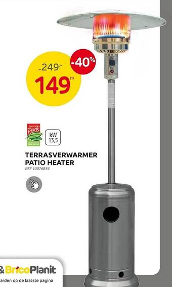 Brico Terrasverwarmer patio heater aanbieding