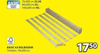 Jysk Basic a5 rolbodem aanbieding