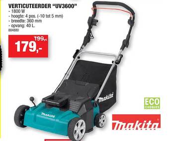 Hubo Verticuteerder aanbieding
