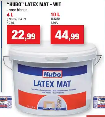 Hubo Hubo latex mat wit aanbieding