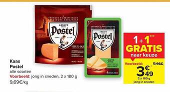 Carrefour Kaas postel aanbieding