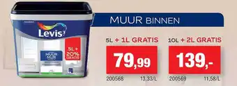 Hubo Muur binnen aanbieding