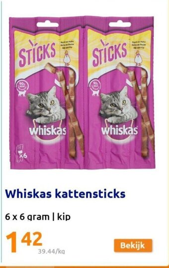 Whiskas Kattensticks 6 x 6 gram