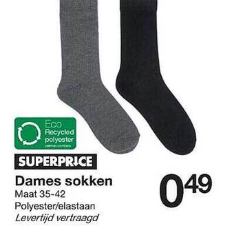 Zeeman Dames sokken aanbieding
