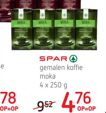 Spar Spar Gemalen Koffie Moka 4 x 250 g aanbieding