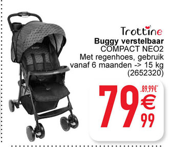 Cora Trottine buggy verstelbaar compact neo2 aanbieding