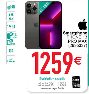 Apple Iphone 13 pro max (2995337)