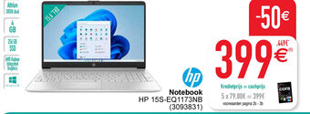 Cora HP notebook 15S-EQ1173NB (3093831) aanbieding