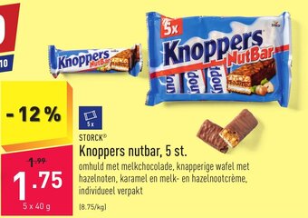 Storck Knoppers nutbar, 5 st.