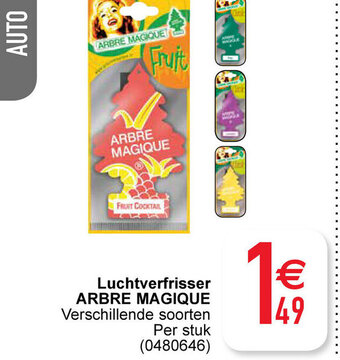 Cora Luchtverfrisser Arbre Magique aanbieding