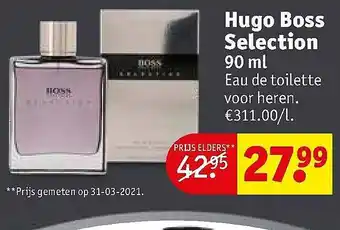 Hugo Boss Selection 90 Ml Eau De Toilette Voor Heren