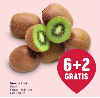 Delhaize Groene Kiwi Zespri 8 Stuks aanbieding