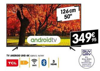 Electro Depot Tcl tv android uhd 4k aanbieding
