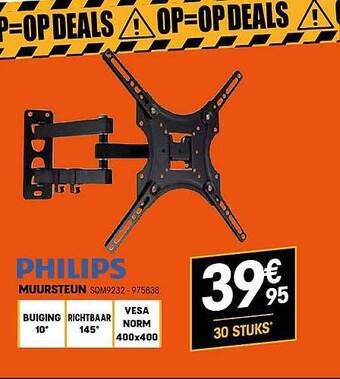 Electro Depot Philips muursteun aanbieding