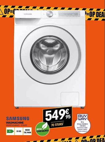 Electro Depot Samsung wasmachine aanbieding