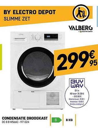 Electro Depot Condensatie droogkast aanbieding