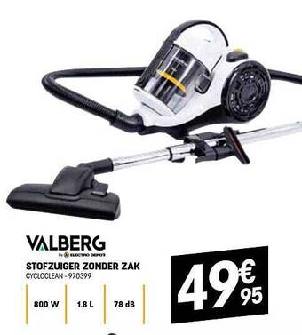 Electro Depot Stofzuiger zonder zak aanbieding