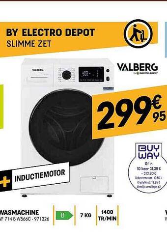 Electro Depot Wasmachine aanbieding