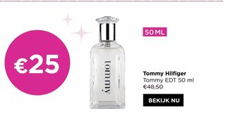 ICI PARIS XL Tommy hilfiger tommy edt 50ml aanbieding