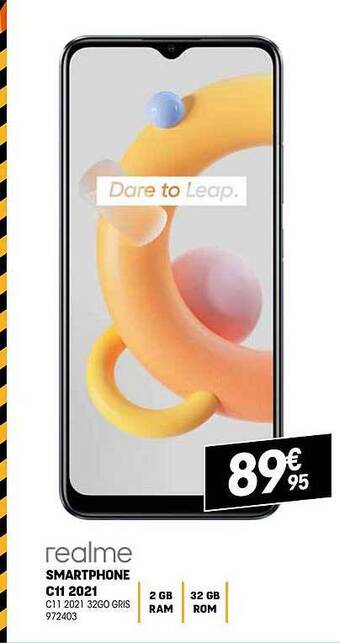 Electro Depot Realme smartphone c11 2021 aanbieding
