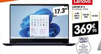 Electro Depot Lenovo laptop ip 3 aanbieding