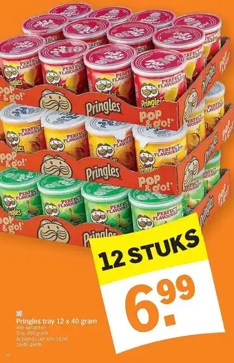 Albert Heijn Pringles tray aanbieding