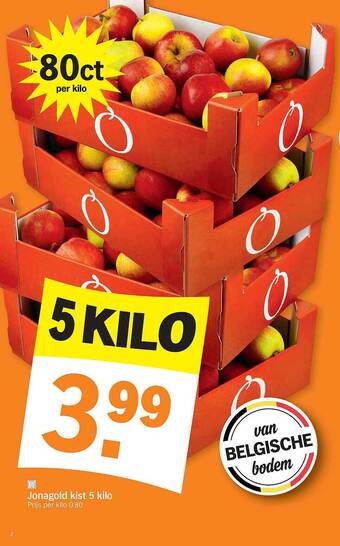 Albert Heijn Jonagold kist aanbieding
