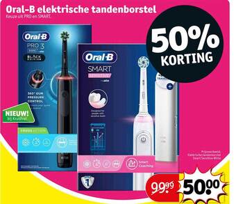 Kruidvat Oralb elektrische tandenborstel aanbieding