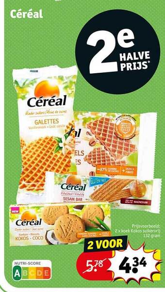 Kruidvat Céréal aanbieding
