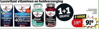 Kruidvat Lucovitaal vitaminen en huidverzorging aanbieding