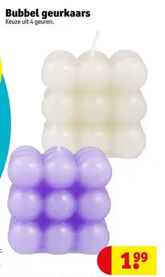 Kruidvat Bubbel geurkaars aanbieding