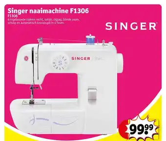 Kruidvat Singer naaimachine f1306 aanbieding
