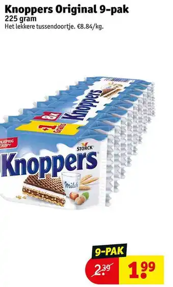 Kruidvat Knoppers original 9pak aanbieding