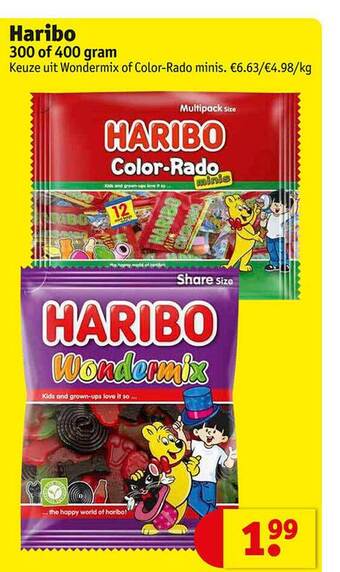 Kruidvat Haribo aanbieding