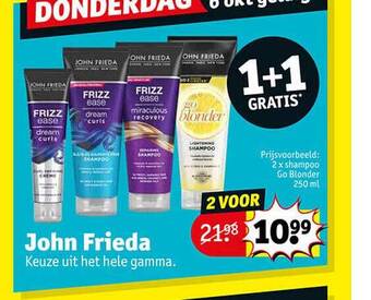 Kruidvat John frieda aanbieding
