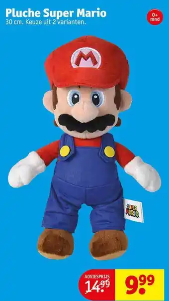 Kruidvat Pluche super mario aanbieding