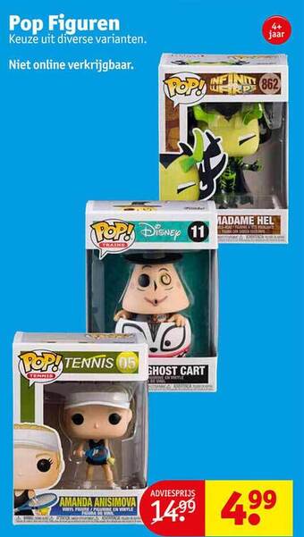 Kruidvat Pop figuren aanbieding