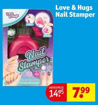 Kruidvat Love & hugs nail stamper aanbieding