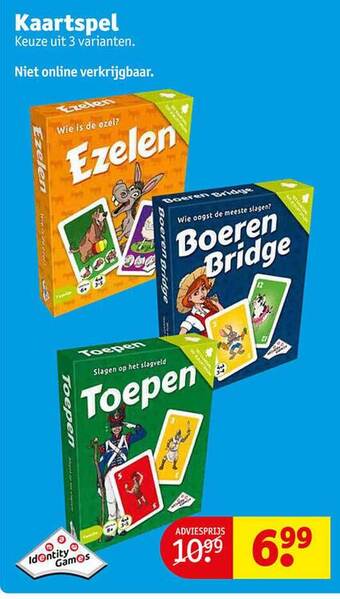 Kruidvat Kaartspel aanbieding