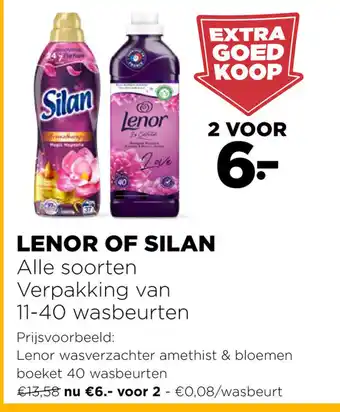 Jumbo Lenor of Silan aanbieding