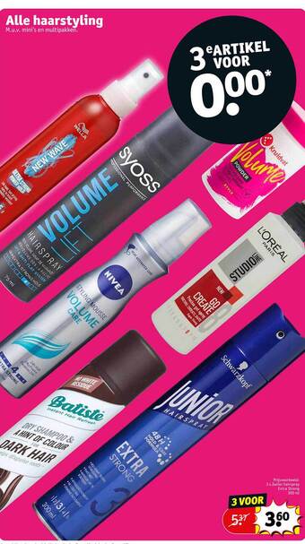 Kruidvat Haarstyling aanbieding