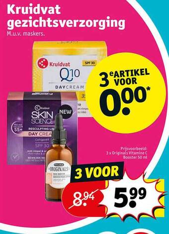 Kruidvat Kruidvat gezichtsverzorging aanbieding