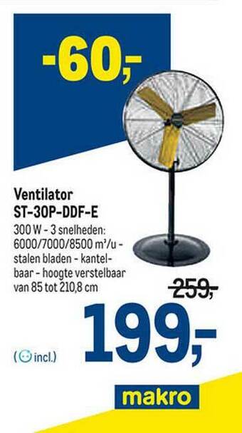 Ventilator St-30p-ddf-e