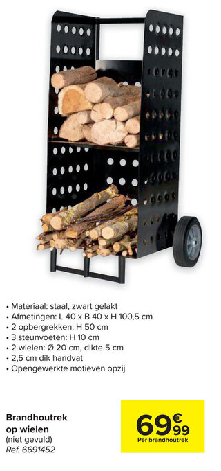 Carrefour Brandhoutrek op Wielen aanbieding