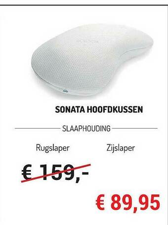 Sonata Hoofdkussen