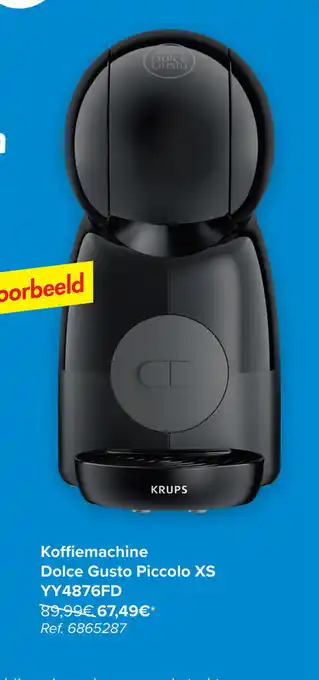 Carrefour Krups Koffiemachine Dolce Gusto Piccolo XS YY4876FD aanbieding