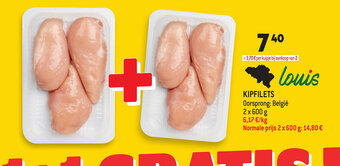 Kipfilets 2 x 600g